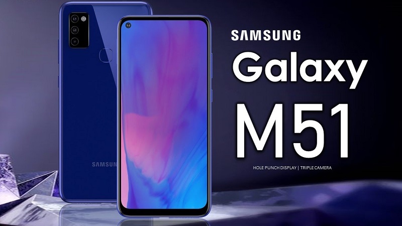 Samsung Galaxy M51 có dung lượng pin khủng 7000 mAh